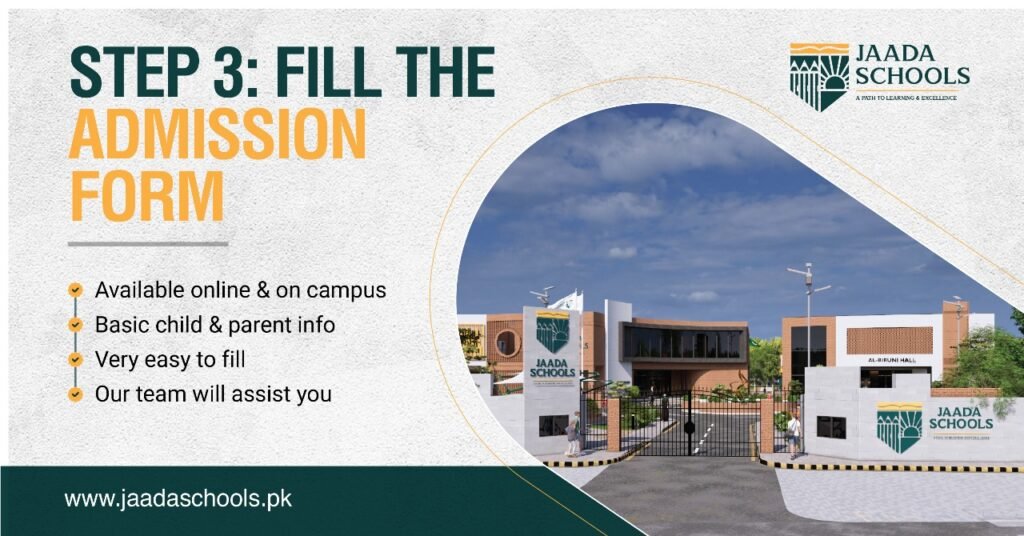 Fill the admission form