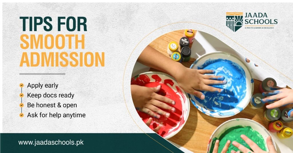 Tips for smooth admission