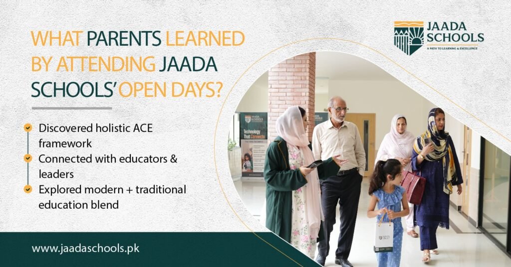 What parents learned by attending jaada schools open days